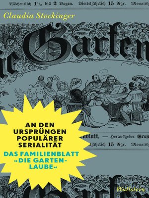 cover image of An den Ursprüngen populärer Serialität